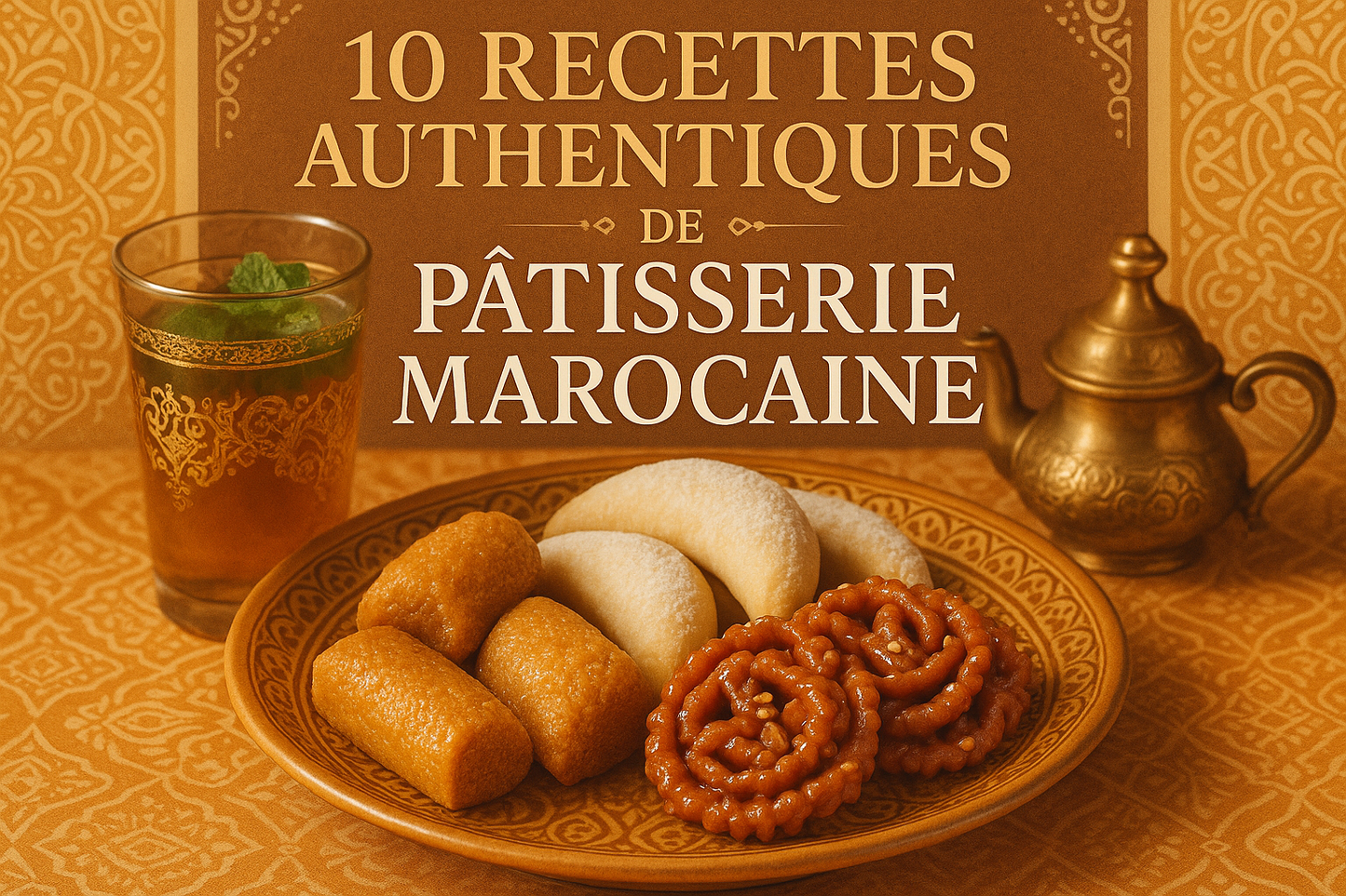 Image générée pour le guide de pâtisserie marocaine