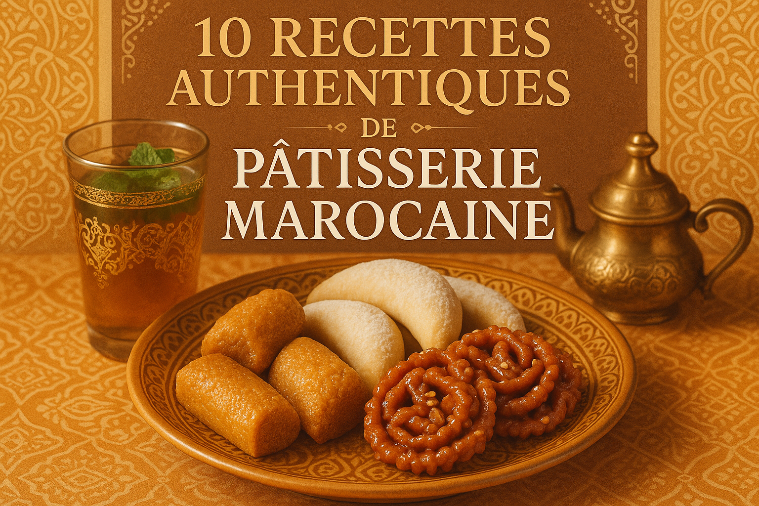 Image générée pour le guide de pâtisserie marocaine